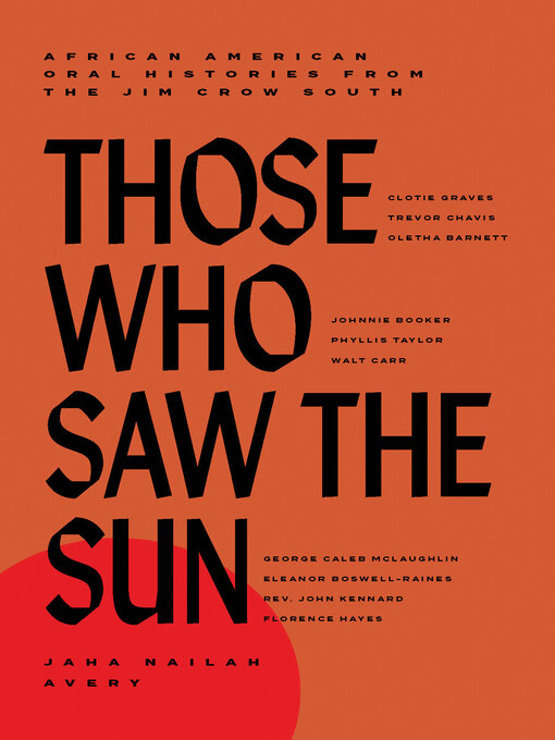 Title details for Those Who Saw the Sun by Jaha N. Avery - Available